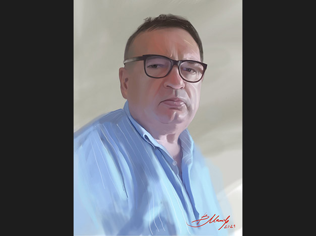 Portrait of a man with a big heart who did a lot for me!